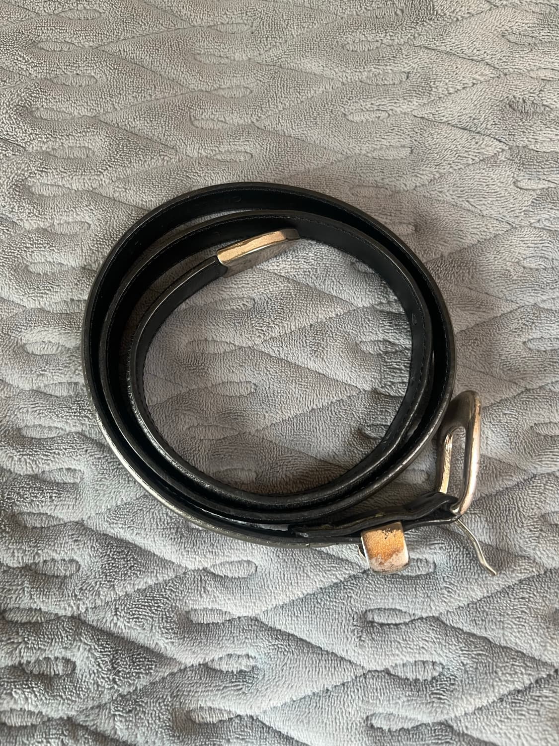 아워 레가시 2cm 벨트 쉐도우 크롬 레더 80 상품이미지1