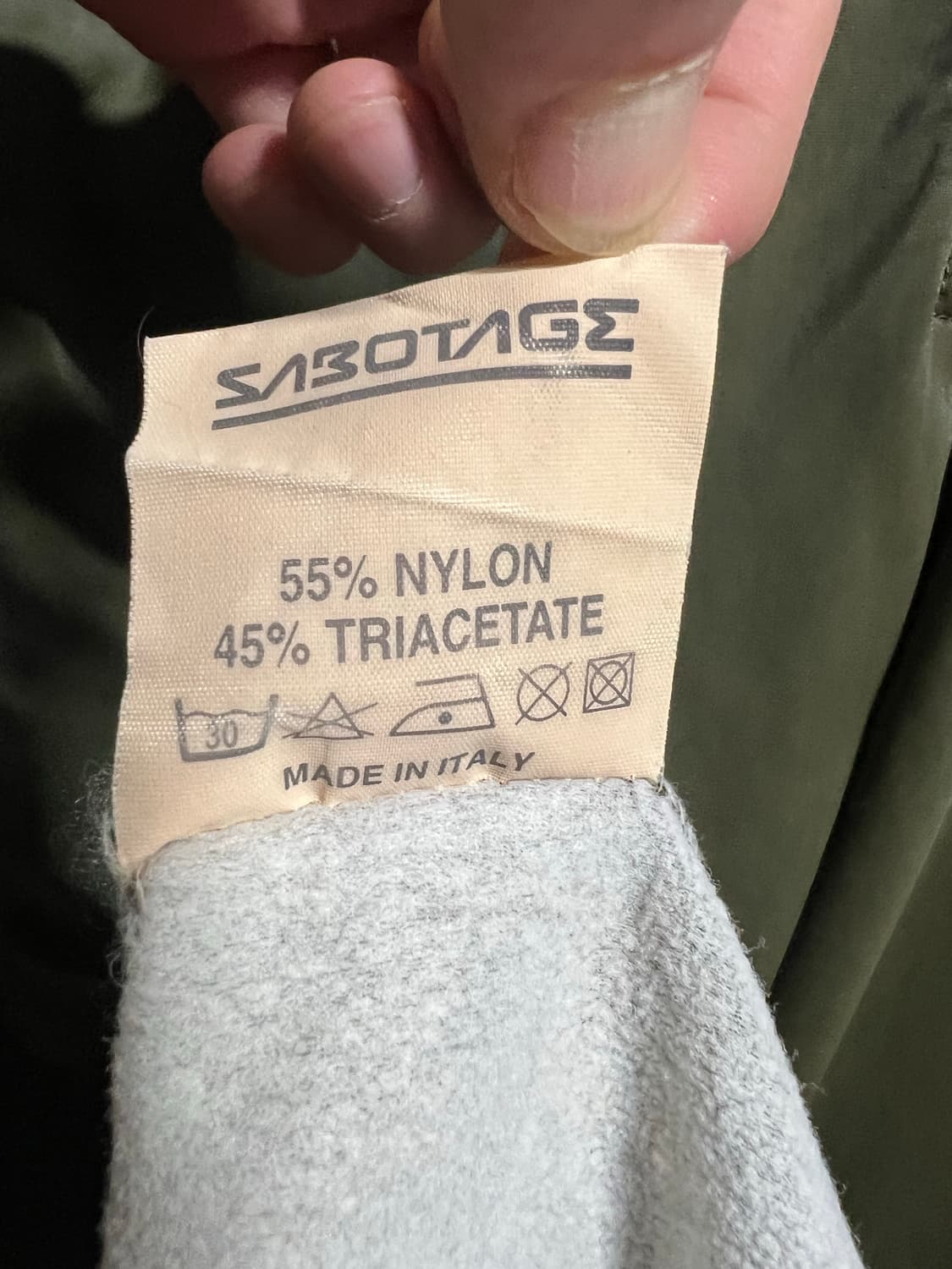 빈티지 90s SABOTAGE 사보타지 하프집업 상품이미지6