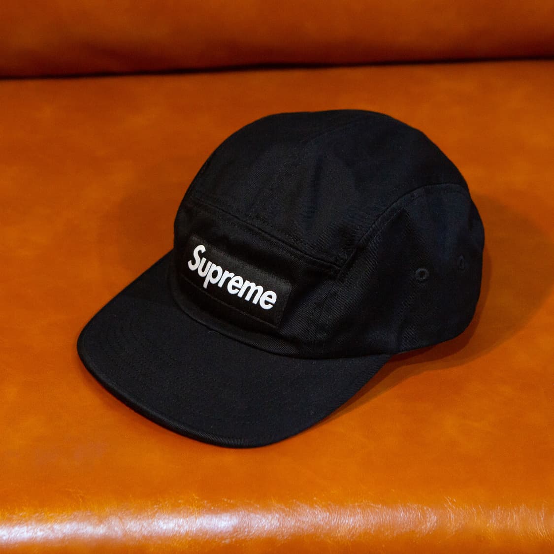 슈프림 박스로고 캠프캡 블랙 상품이미지2