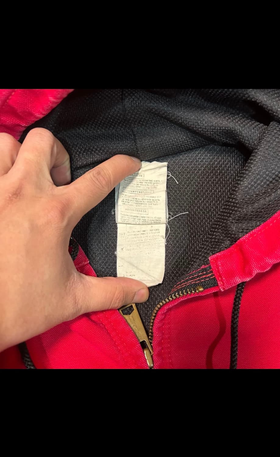 XL 칼하트 액티브 j03 후드자켓 Red 상품이미지10