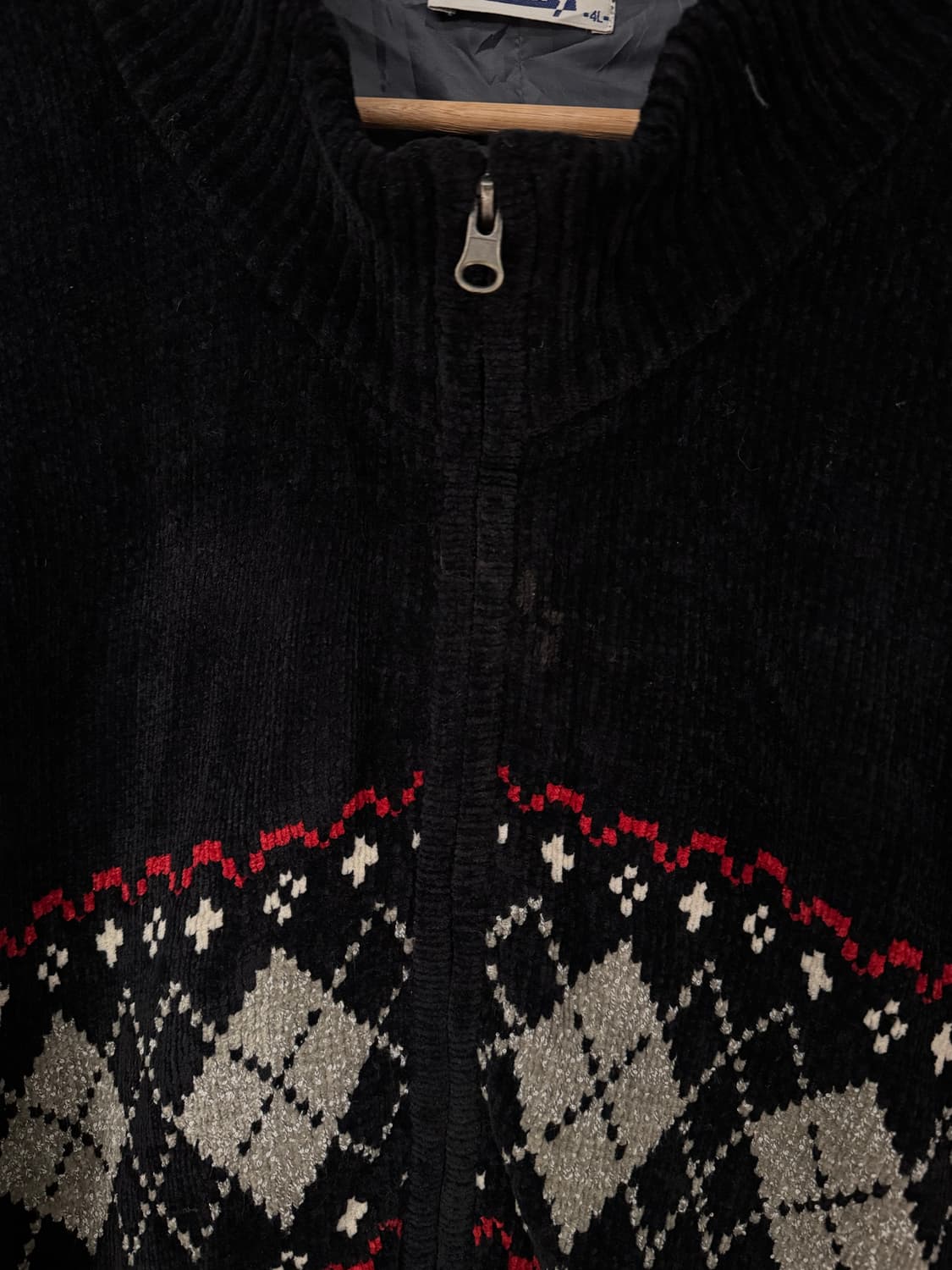 코스비 눈꽃 코듀로이 니트 집업  상품이미지5