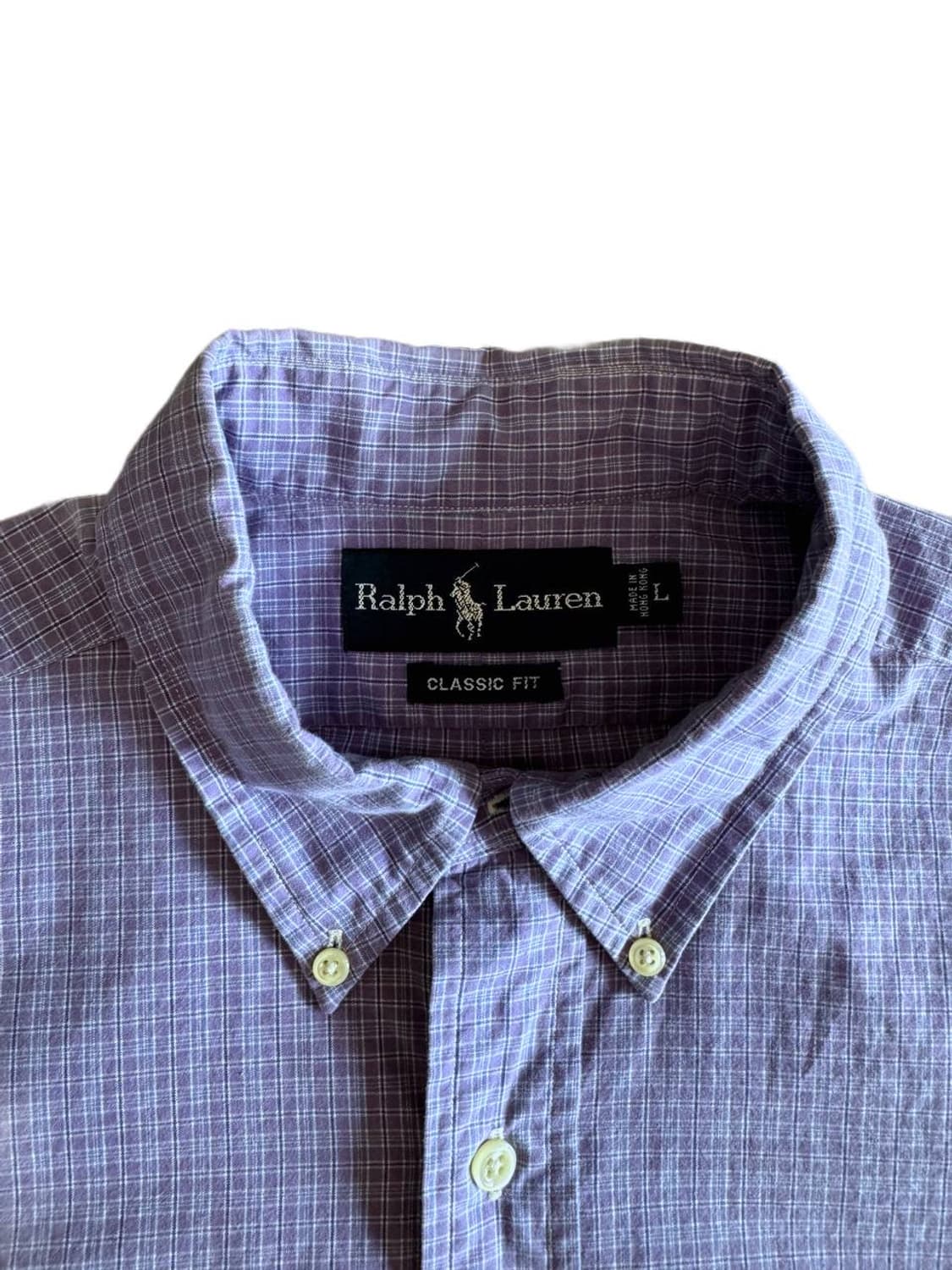 폴로 랄프로렌 버튼다운 반팔 체크셔츠 상품이미지4