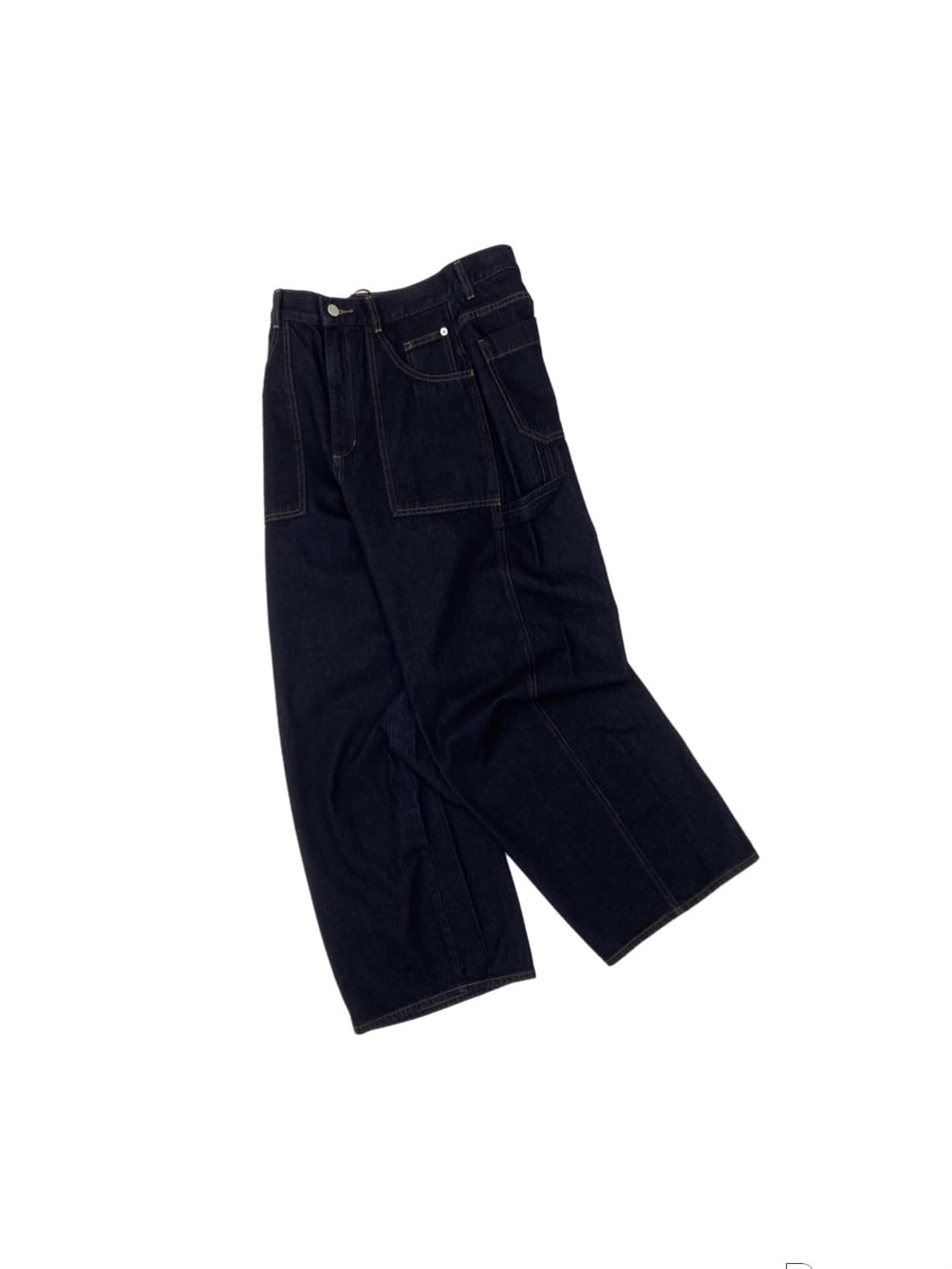 rokh x GU WIDE DENIM PANTS 상품이미지1