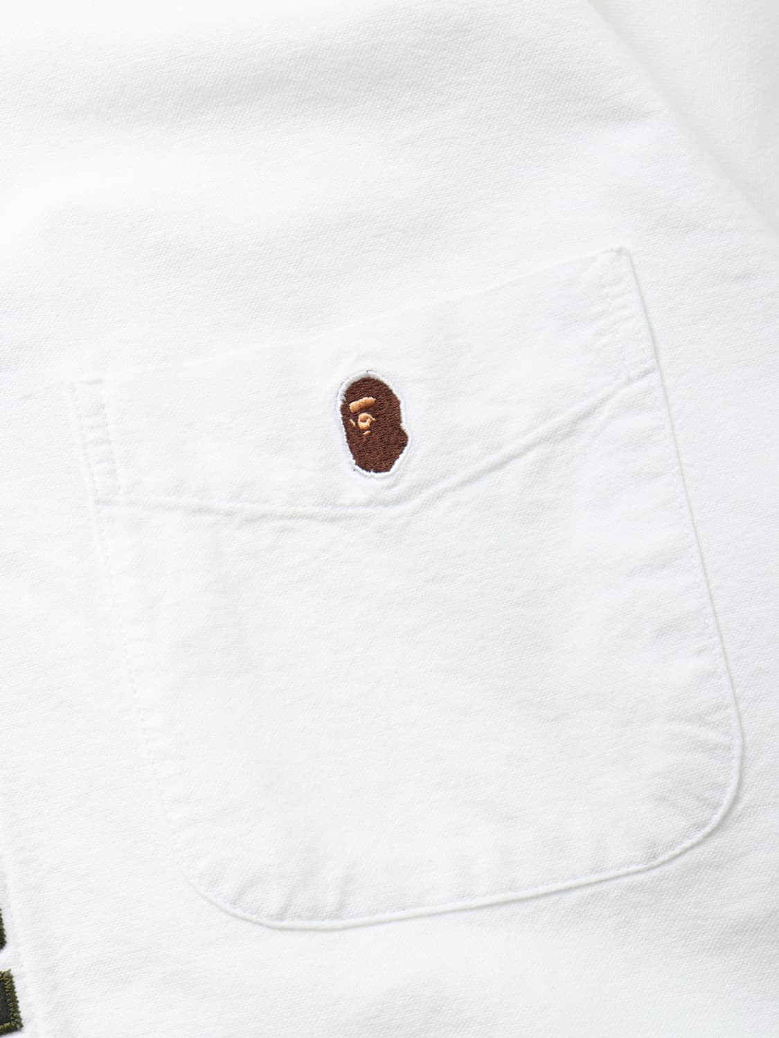 A BATHING APE Placket Patch Oxford Shirt 상품이미지6