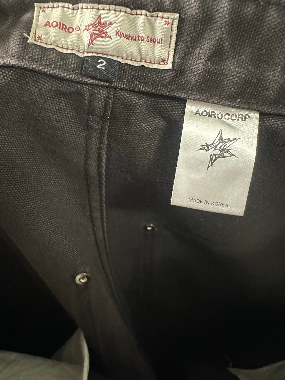 2size) 아오이로 커티드 더블니 블랙 펄 상품이미지5