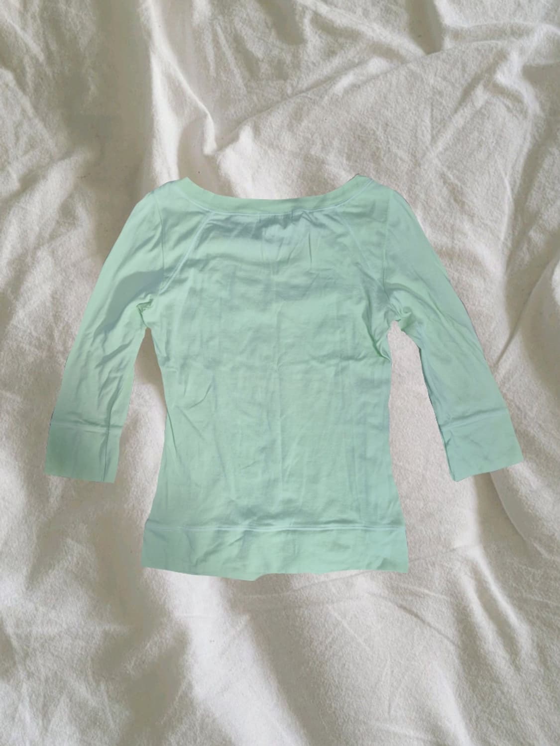 빈티지 버버리 블루라벨 38 메로나 긴팔 티셔츠 상품이미지2