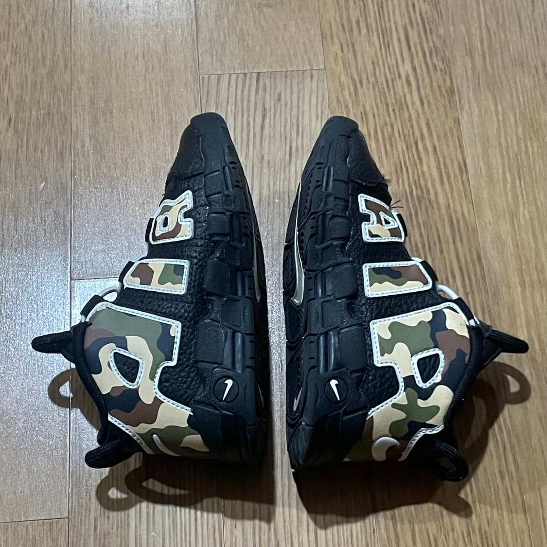 키즈) 나이키 에어 모어 업템포 카모 150mm 상품이미지5