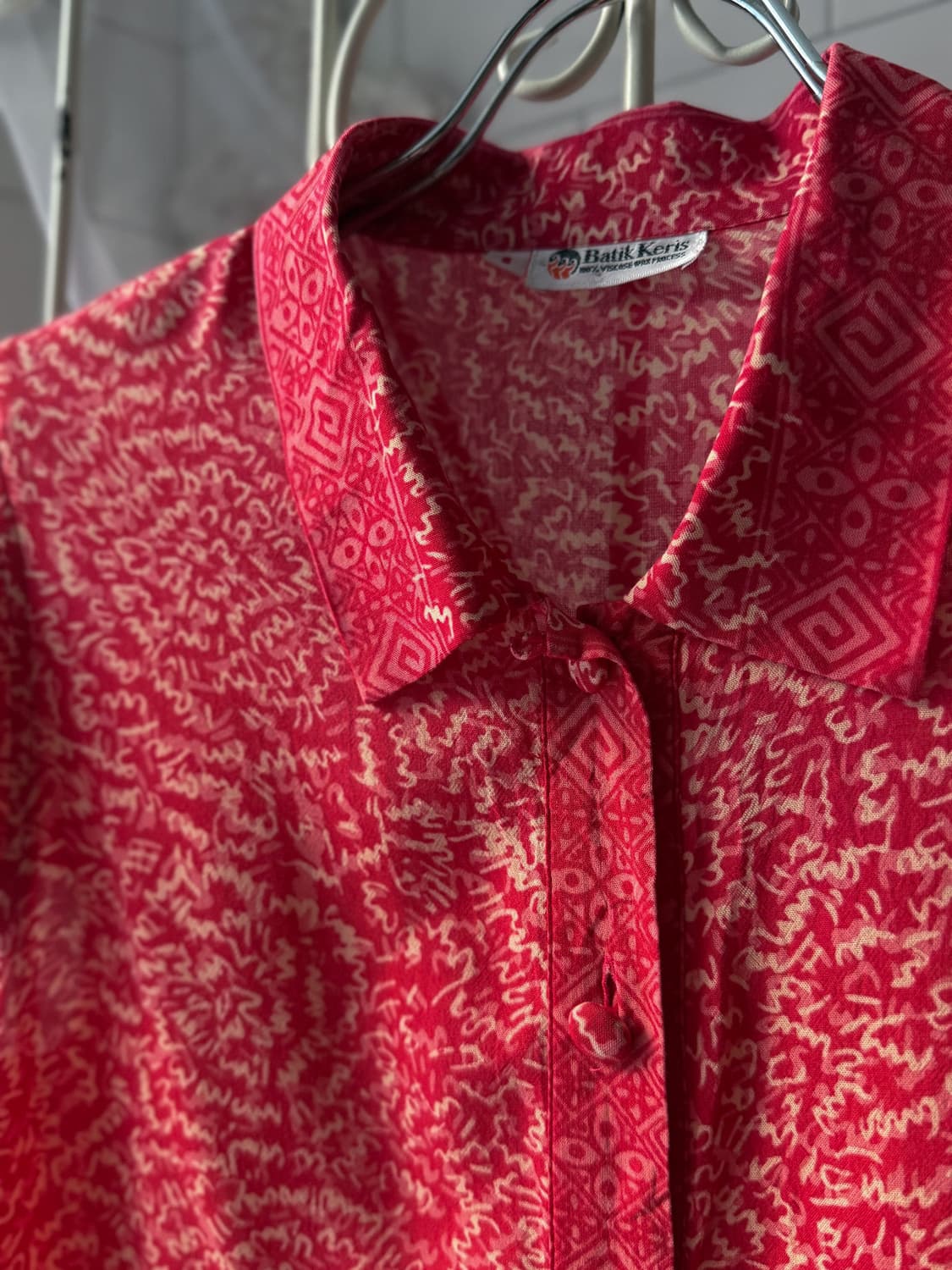 Oriental Pattern Button Shirt 0387 상품이미지4