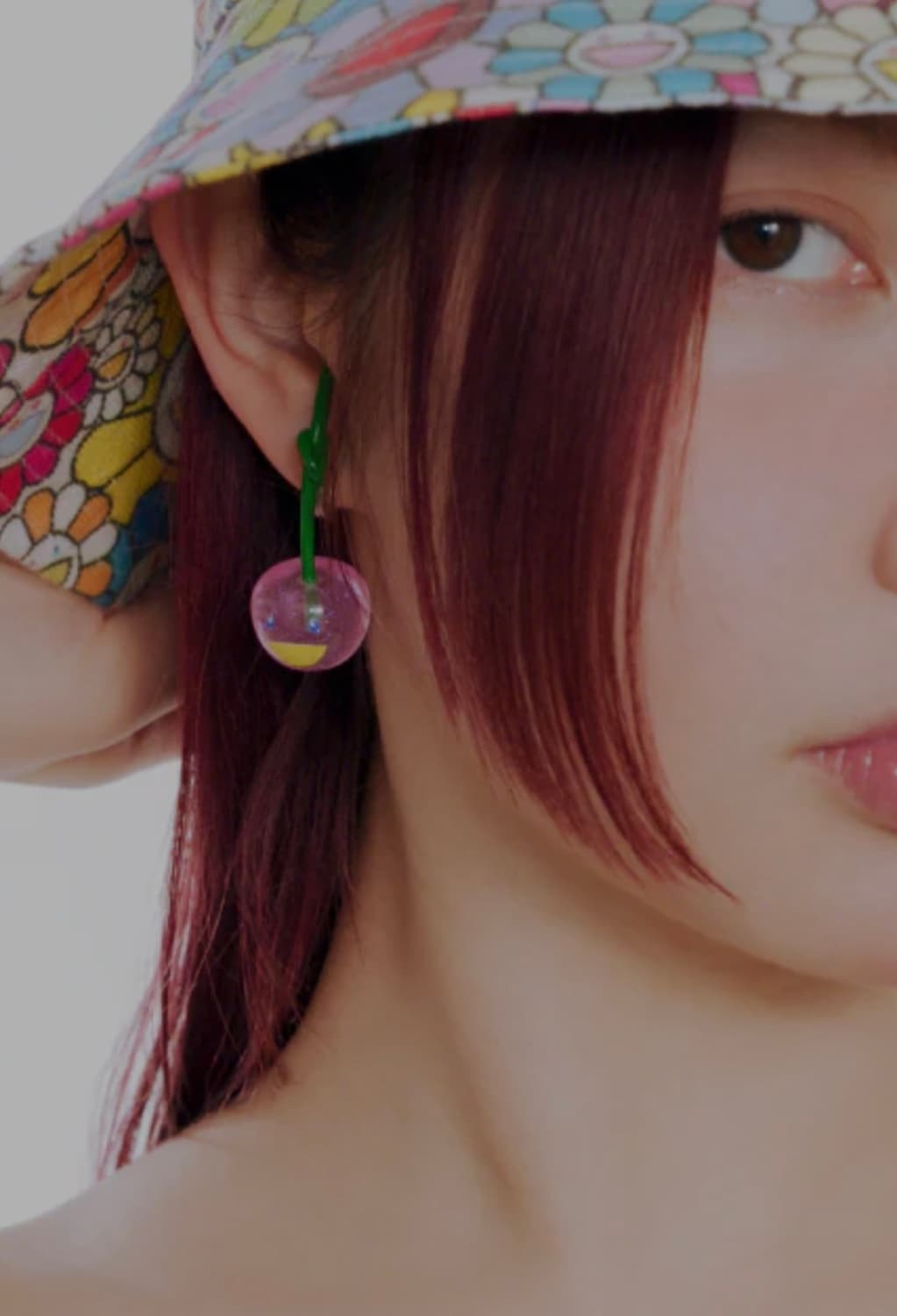 무라카미 타카시x리큐엠 콜라보 체리 귀걸이 상품이미지4