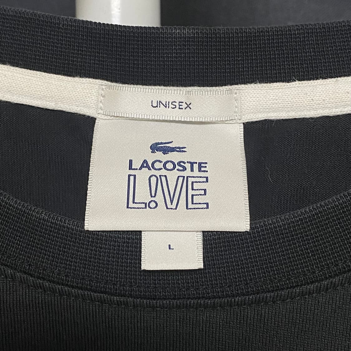 라코스테 라이브 롱슬리브 블랙 105 상품이미지3