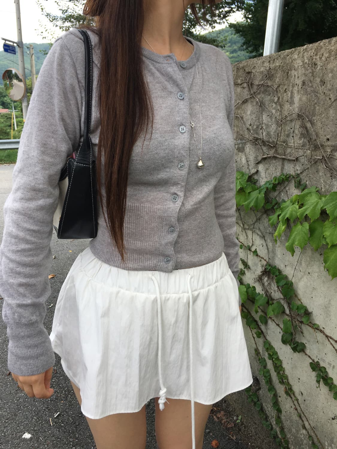 슬림 가디건(그레이) 상품이미지1