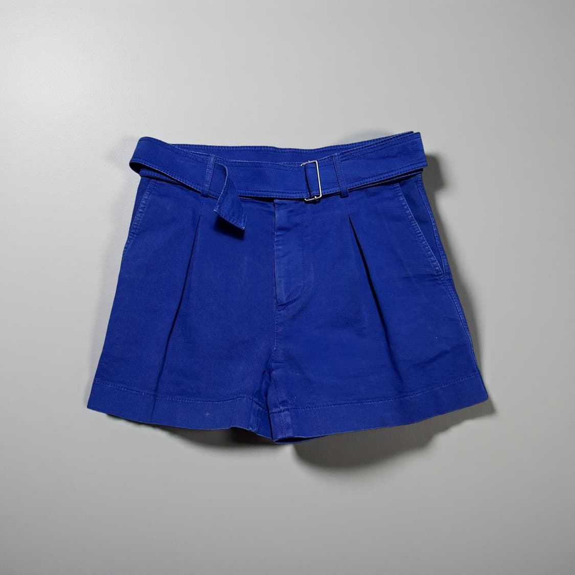 N°21 코튼 로얄블루 코튼 반바지 상품이미지1