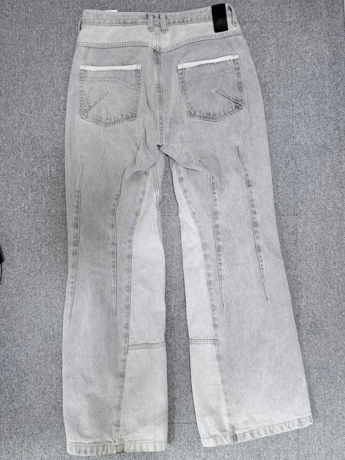[M] ETCE CURVED PANEL DENIM PANTS 2.0 상품이미지3
