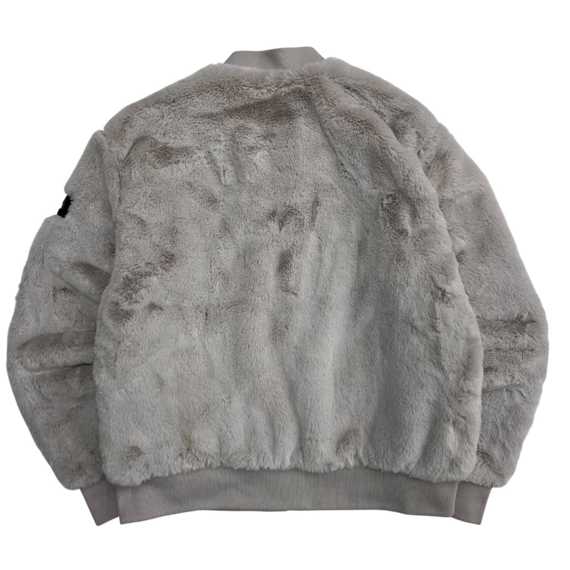 네셔널지오그래픽 아이보리 사이드로고 퍼 집업 S 상품이미지3