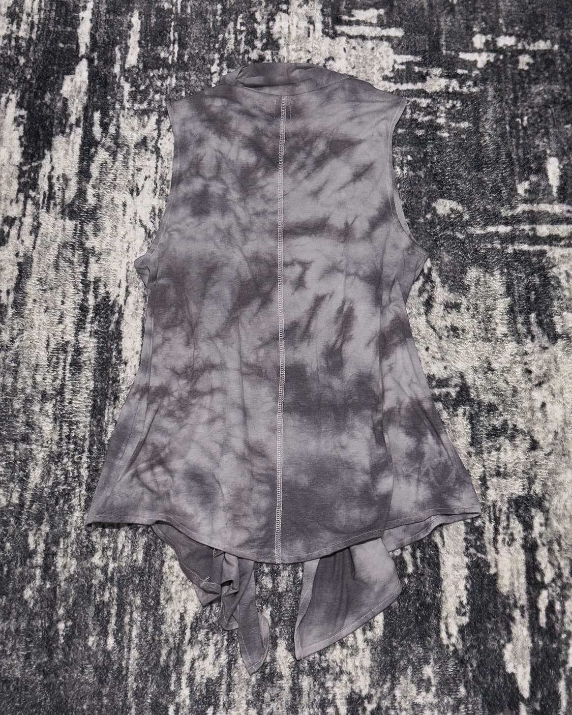 {Sementic Design} Tie-Dye Draped Vest    상품이미지4