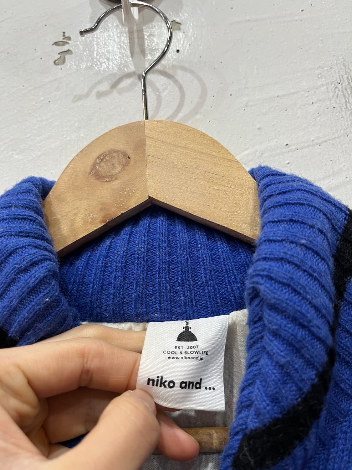 니코앤드 스트라이프 니트 자켓 우먼즈  상품이미지3