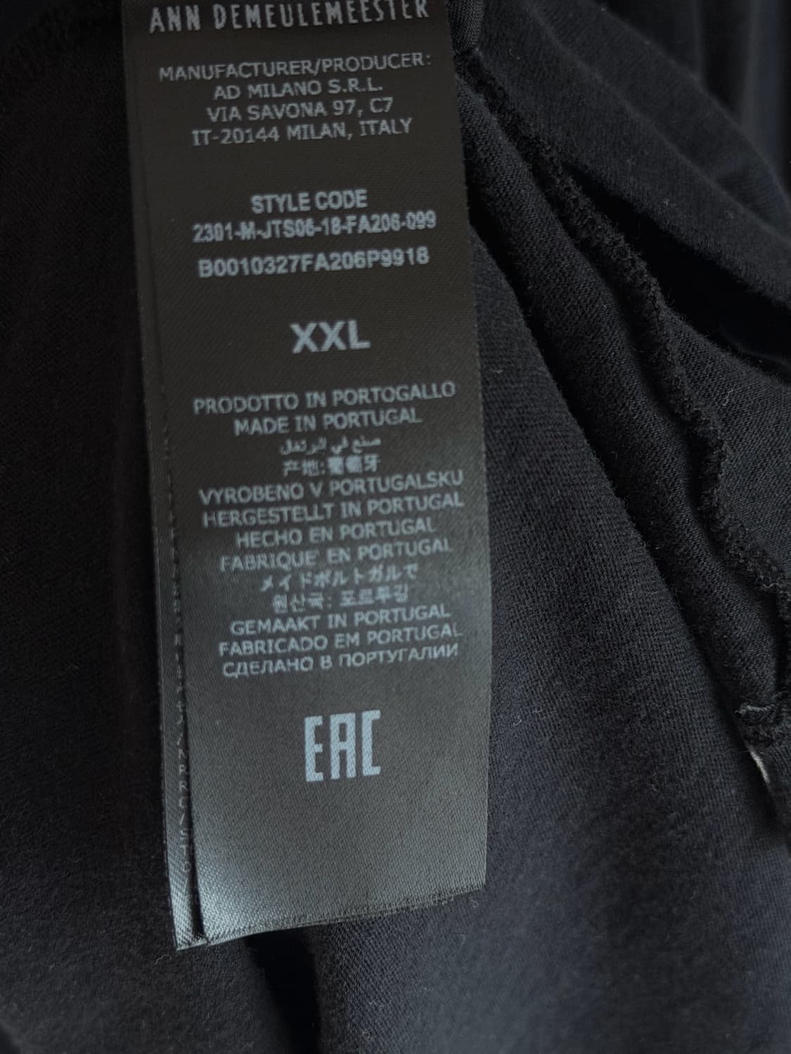 ann demeulemeester 앤드밀뮈스터 티셔츠 상품이미지6