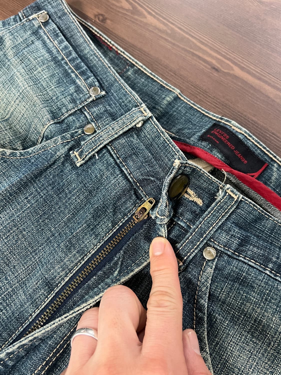Levis 리바이스 엔지니어드 진스 나팔핏 부츠컷 데님 팬츠 상품이미지6