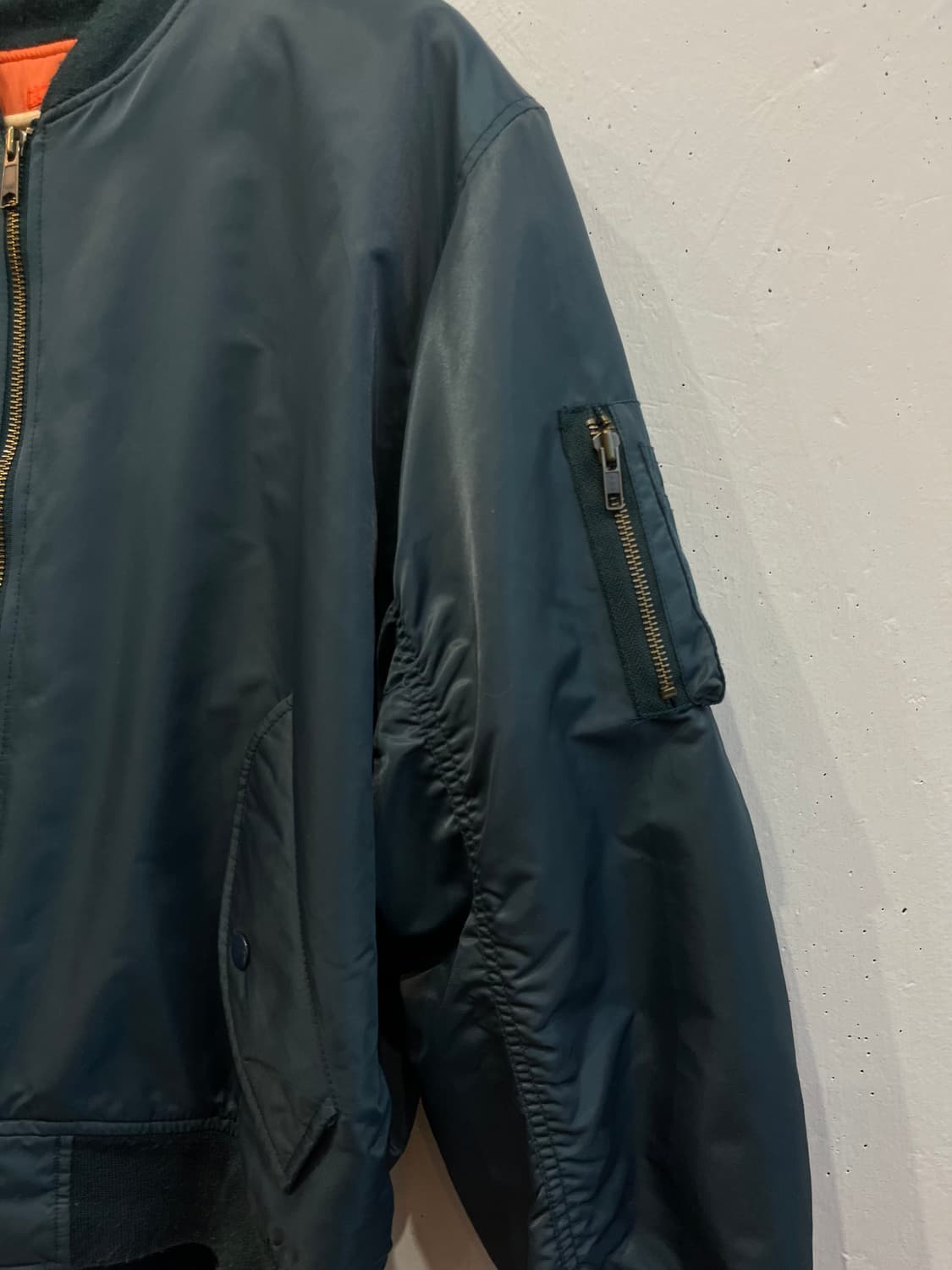 올드 유니클로 재팬 Ma-1 플라이트 자켓 L 상품이미지3