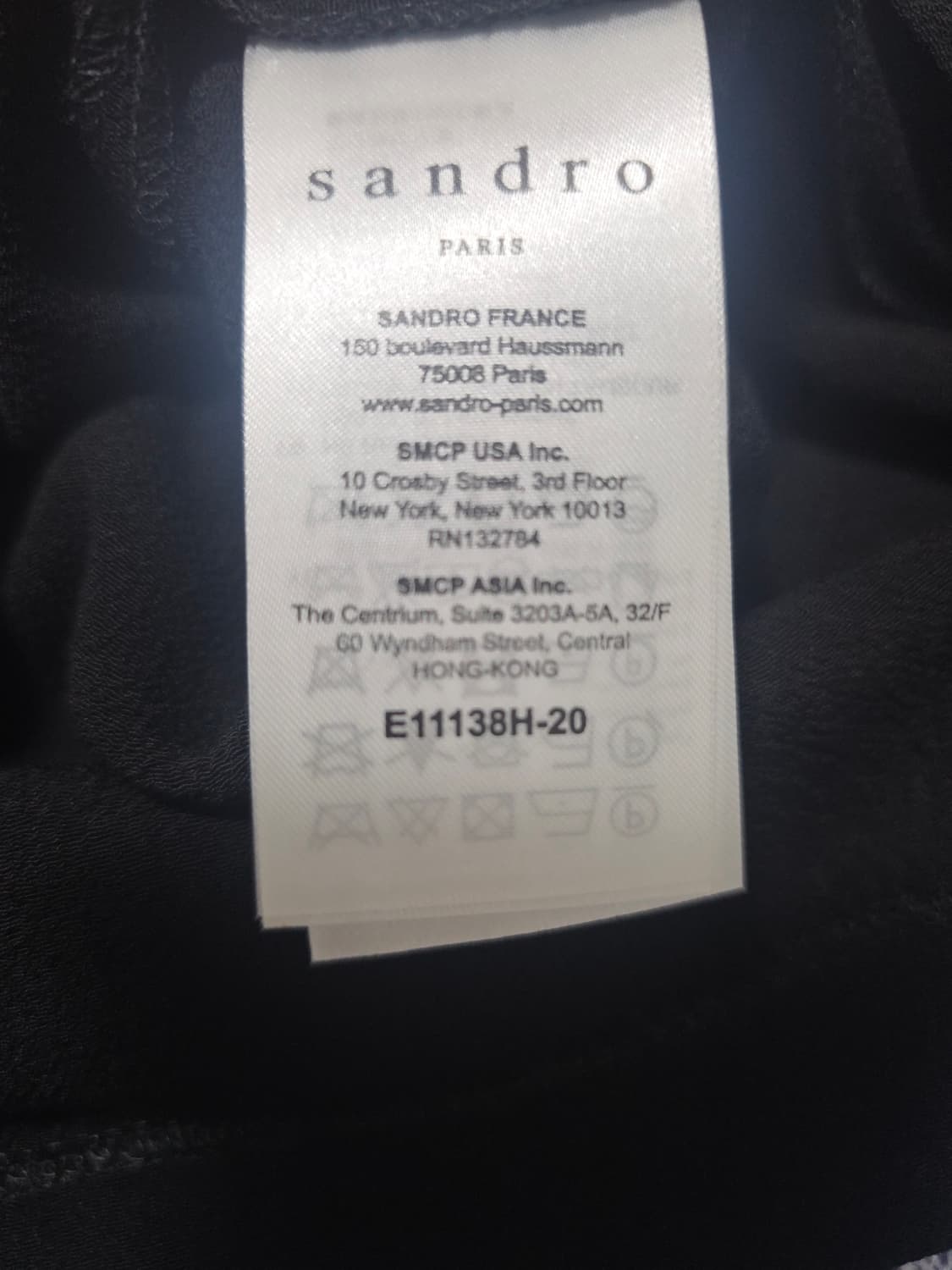 산드로 sandro 레이스 블라우스 블랙 55 상품이미지5