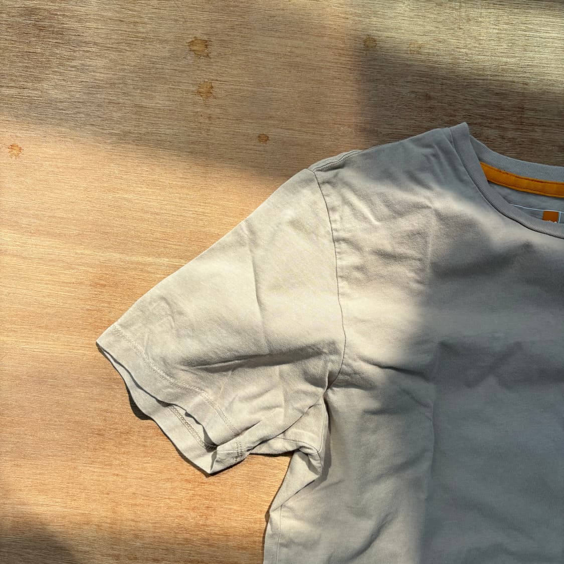 Timberland Minimal Logo Cream T-Shirt 상품이미지4