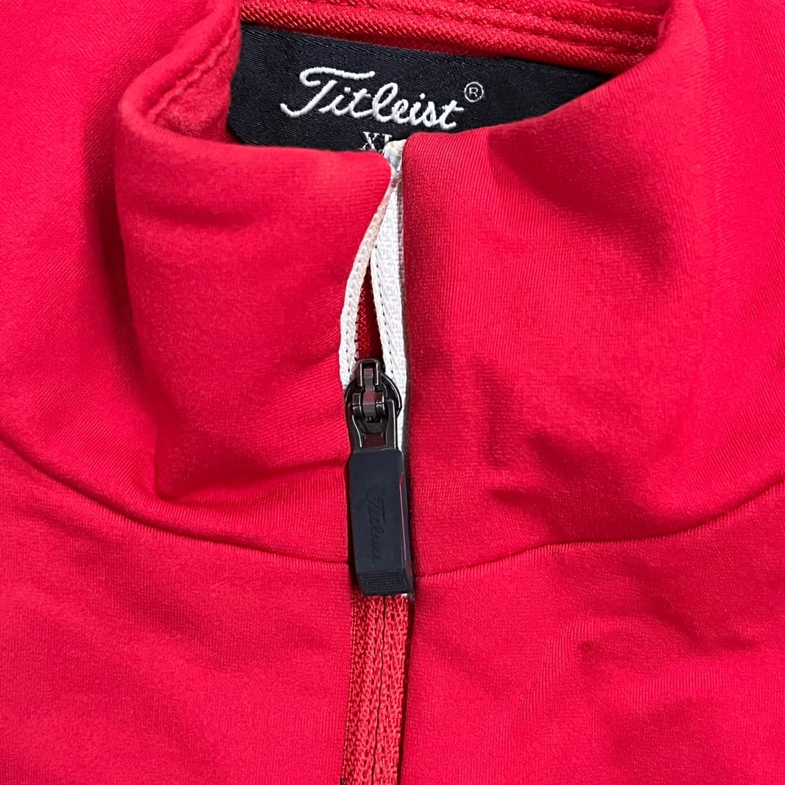 [정품/XL] 타이틀리스트 레드 하프넥 골프웨어 b19 상품이미지7
