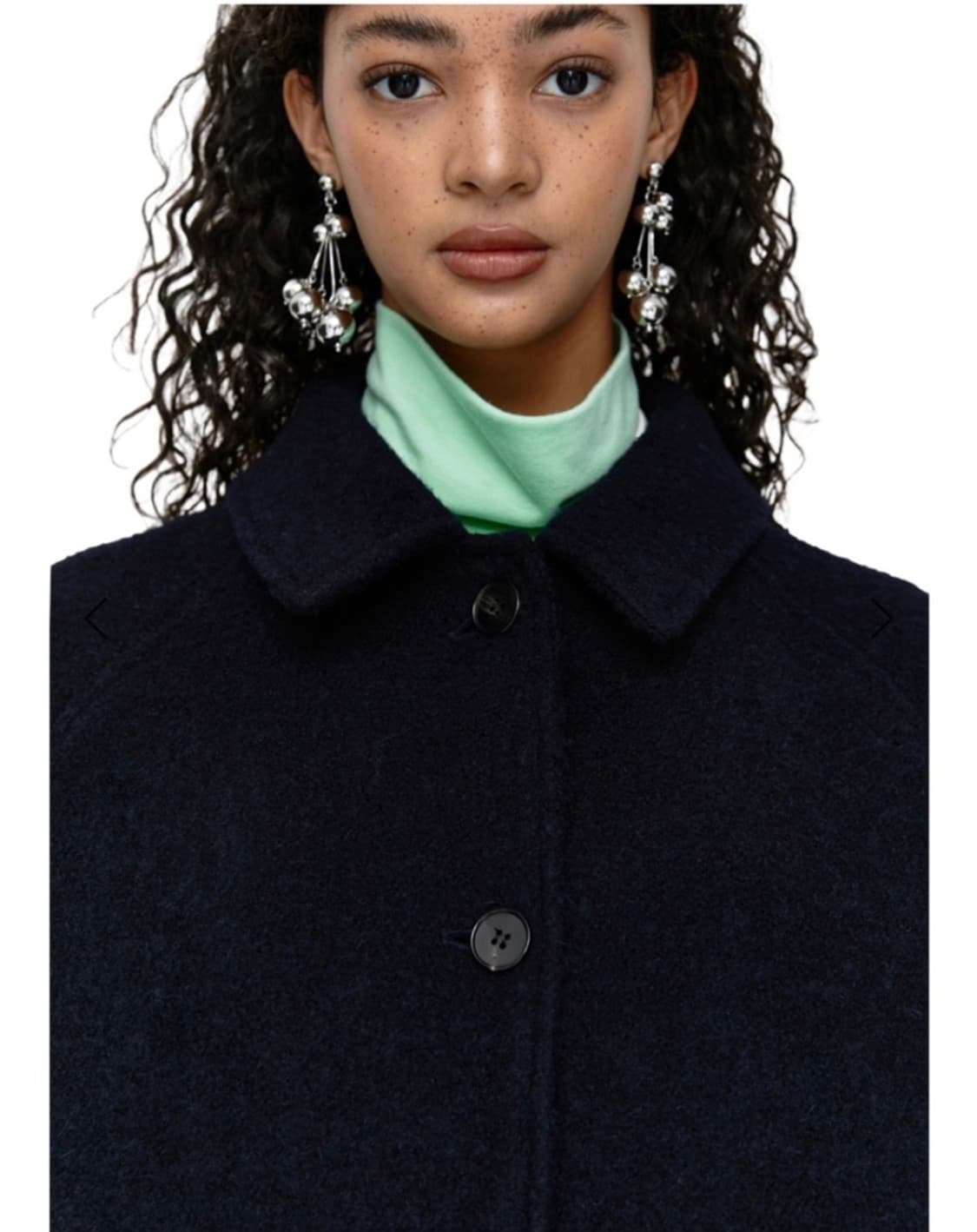 버뮬라 레글란 발마칸 코트 네이비 상품이미지2