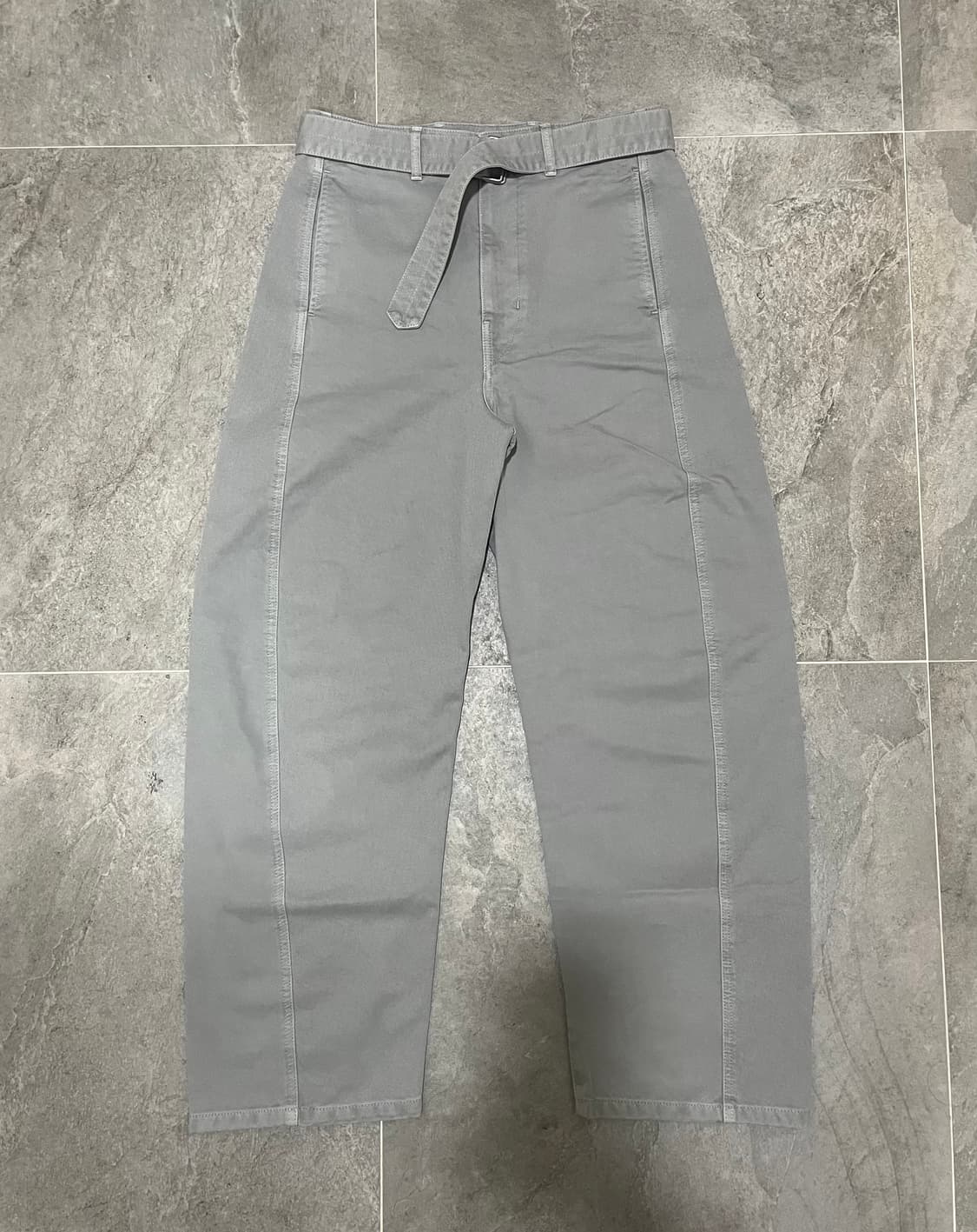 25SS 르메르 그레이 트위스트 벨트 데님 진 상품이미지4