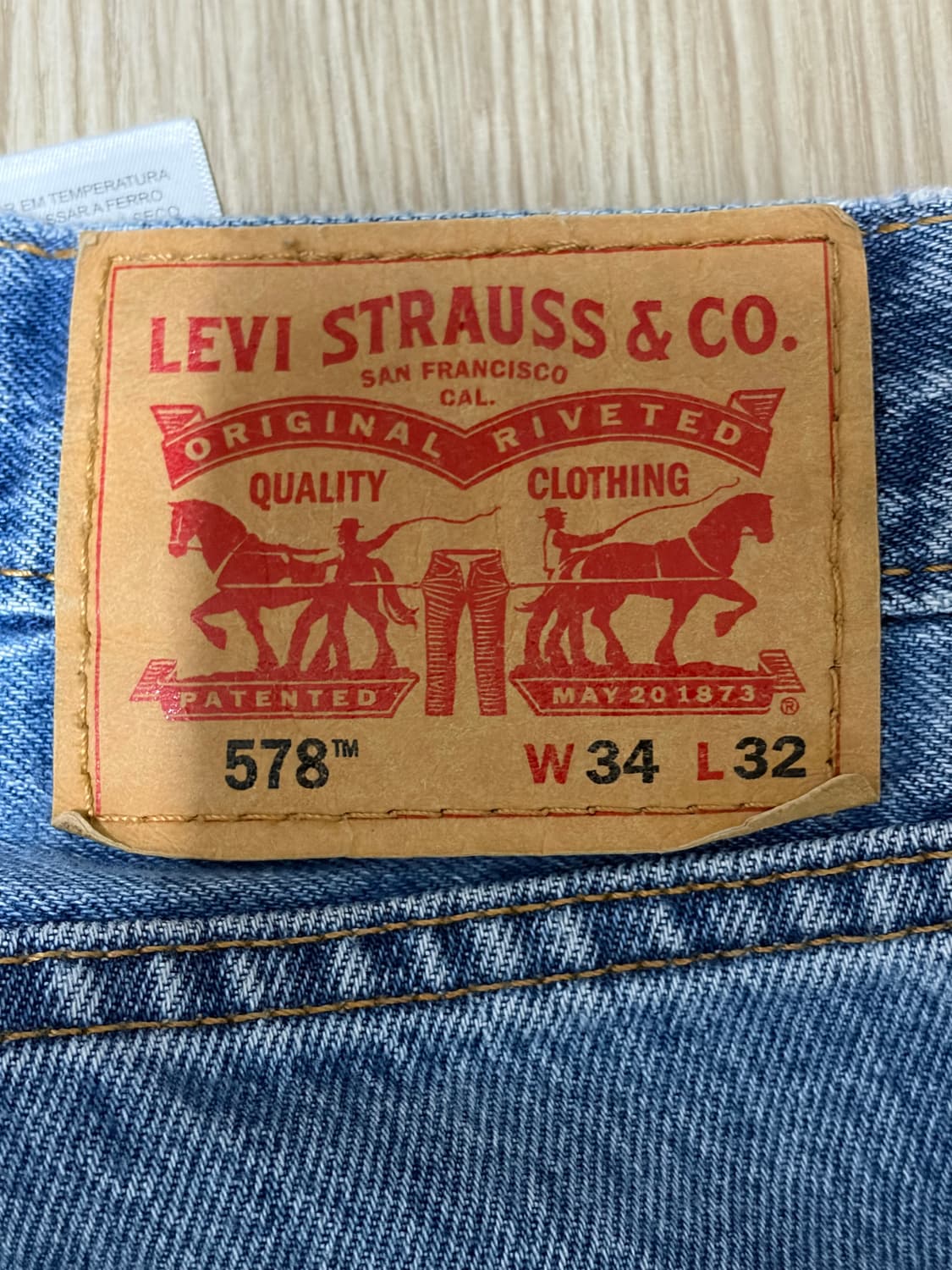 리바이스 578 34x33 상품이미지3