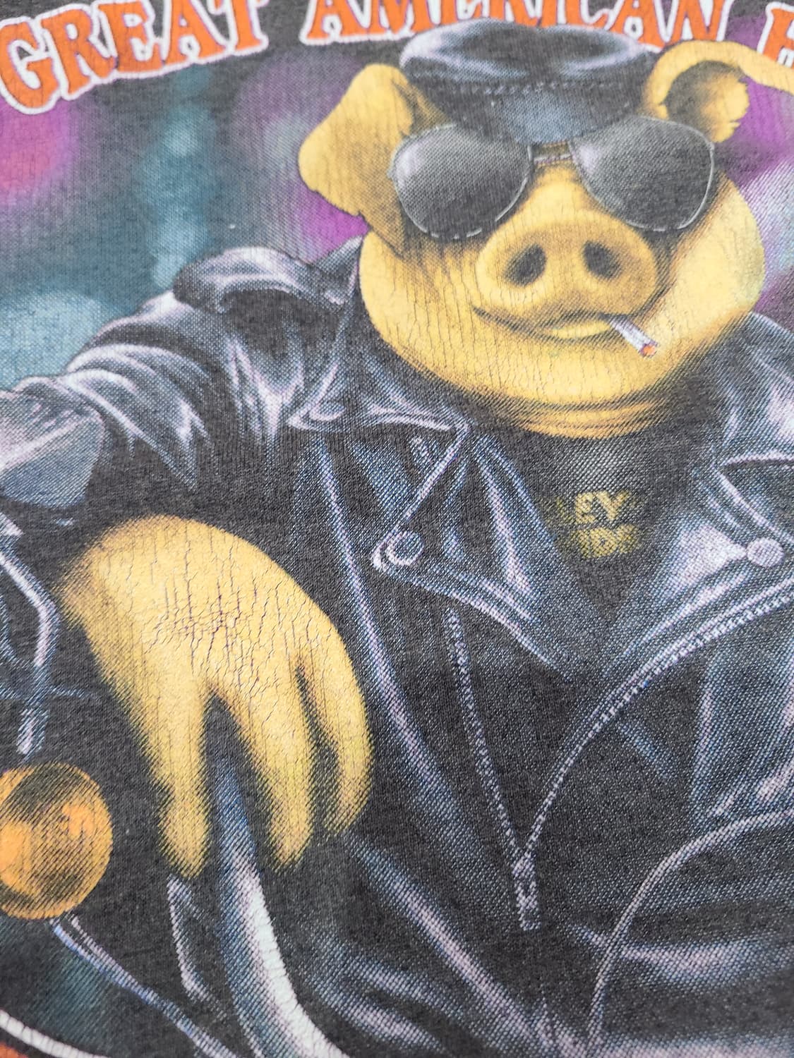 할리데이비슨 3D엠블럼 빈티지티셔츠 상품이미지4