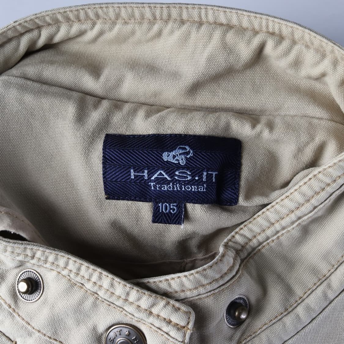 해짓 헤비 코튼 멀티 포켓 사파리 자켓 XL 상품이미지5