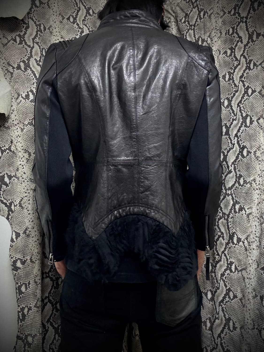 [V-KEl] SheepSkin V-Kei Slim Fit Leather 상품이미지4