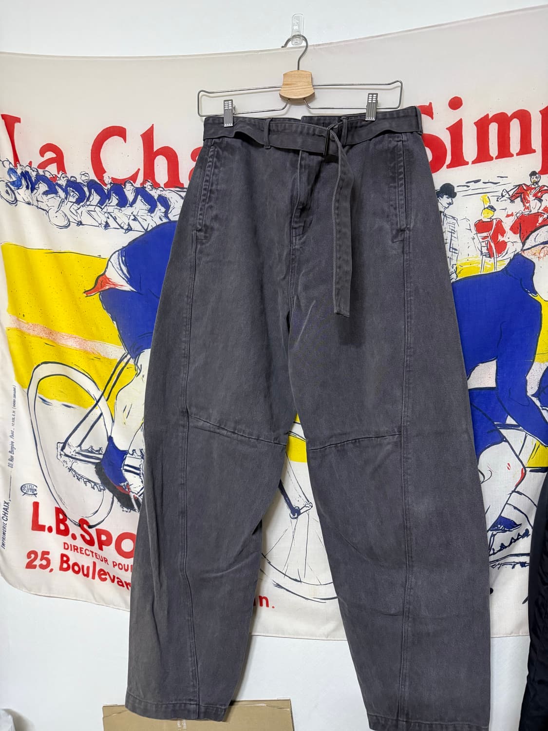 coor 쿠어 벨티드 커브 팬츠 L 상품이미지1