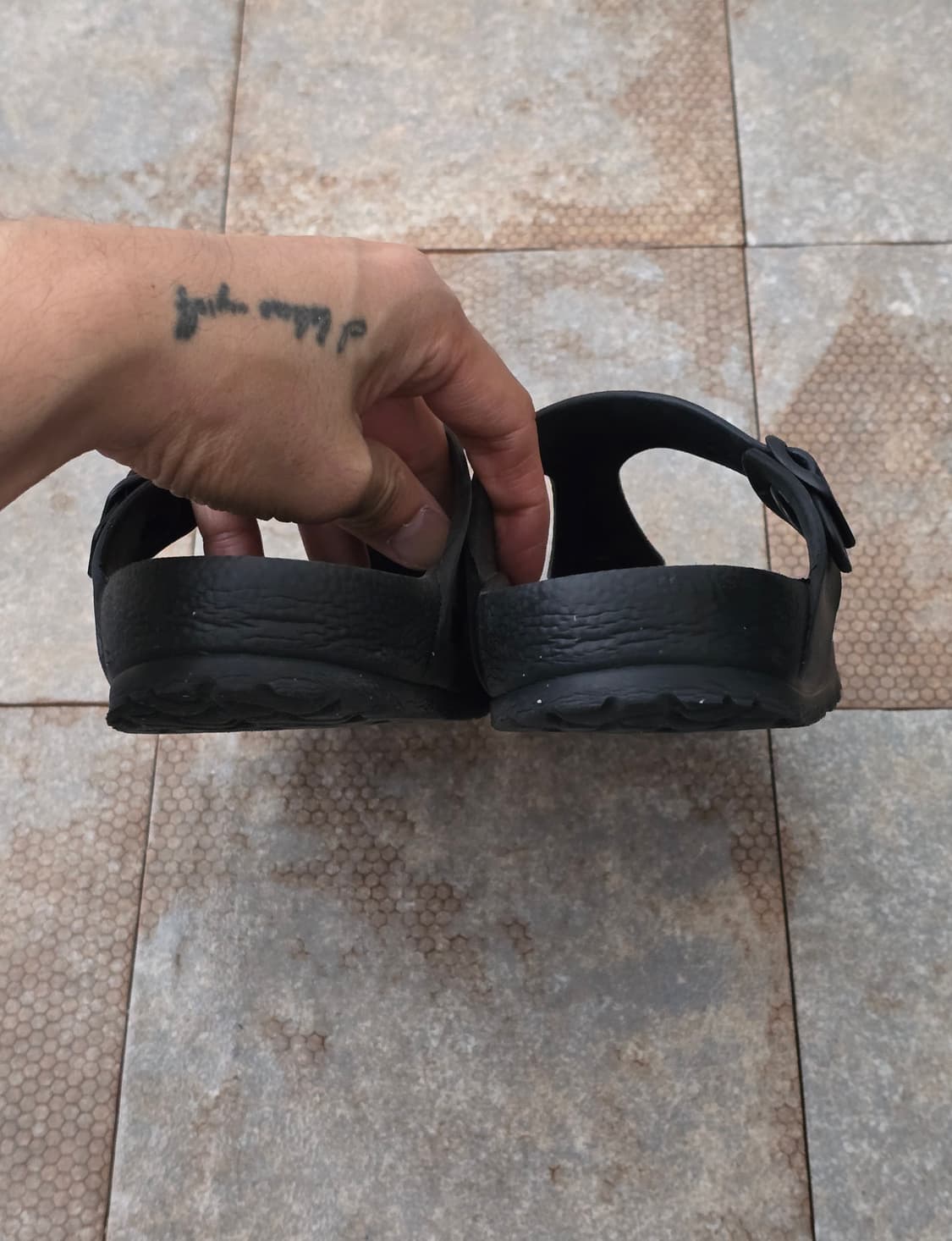 (250)버켄스탁 지제 에바 블랙 쪼리 샌들 상품이미지7