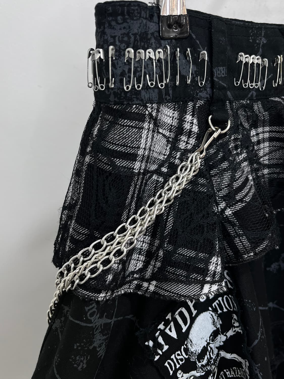 MAD PUNKS 매드 펑크 블랙 스커트 치마 상품이미지6