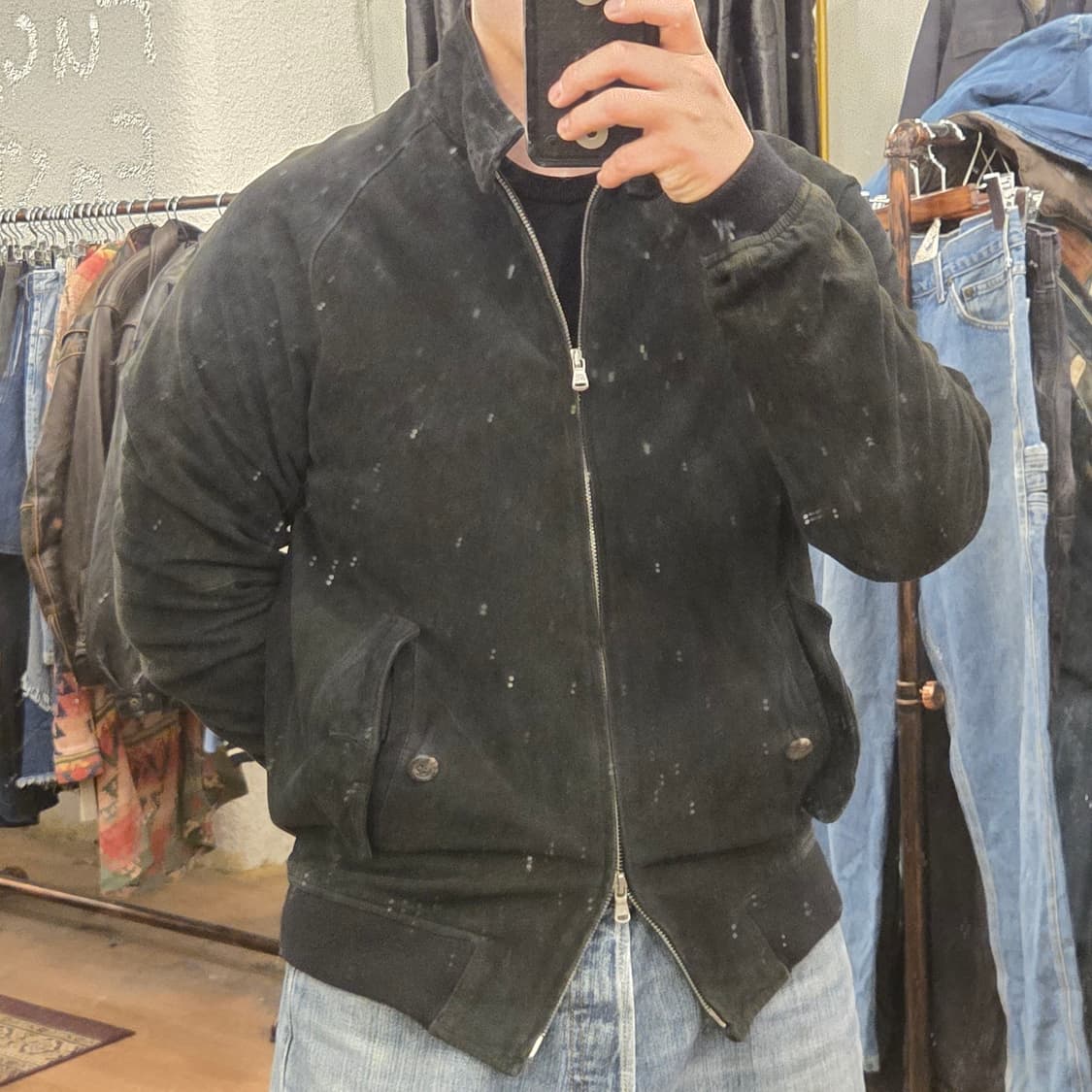 폴로 스웨이드 자켓 해링턴 바라쿠타 g9 상품이미지5