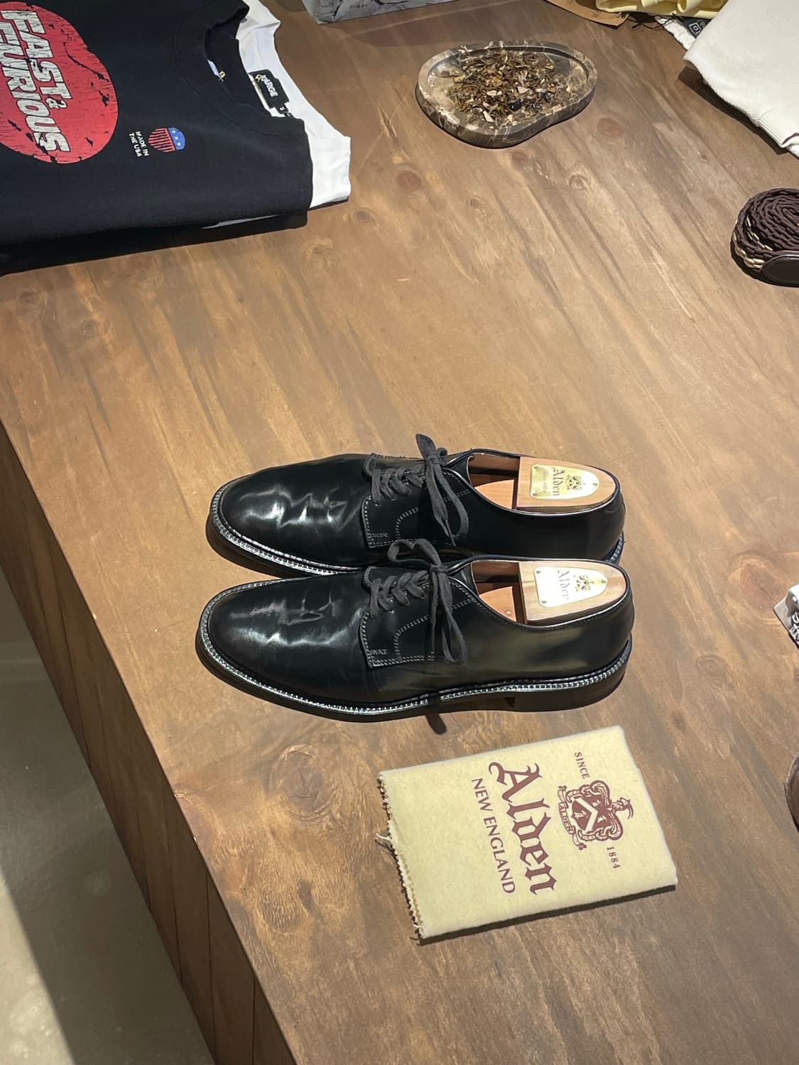 Alden 알든 코도반 플레인토 판매 rrl 상품이미지10