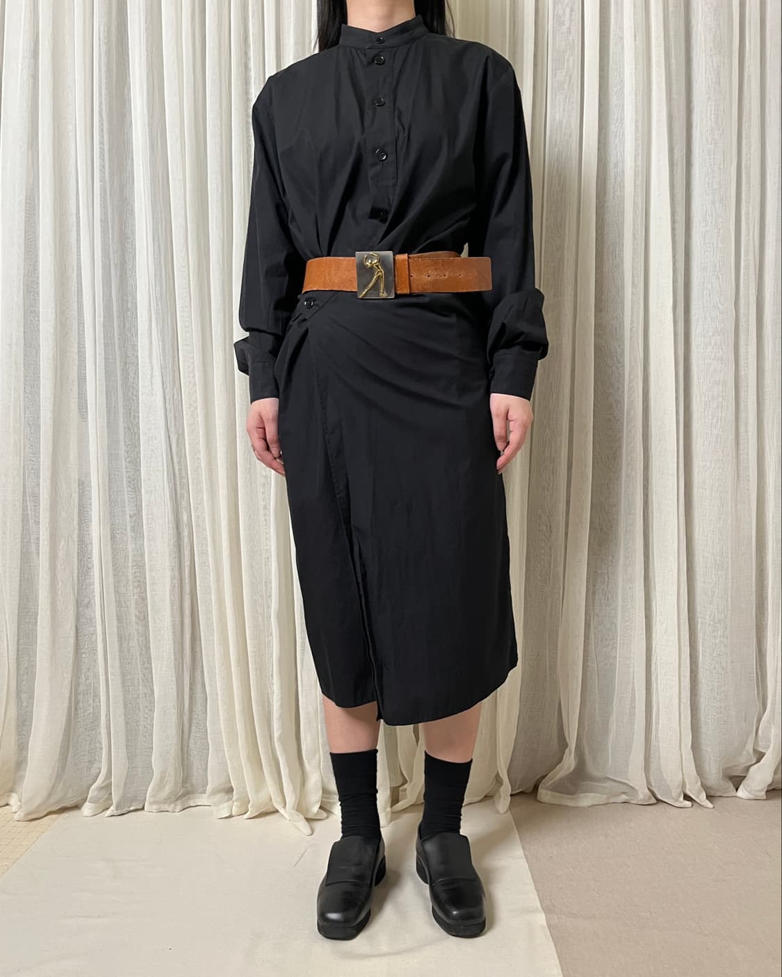 90s 이세이미야케 is 레더 벨트 issey miyake belt 상품이미지2