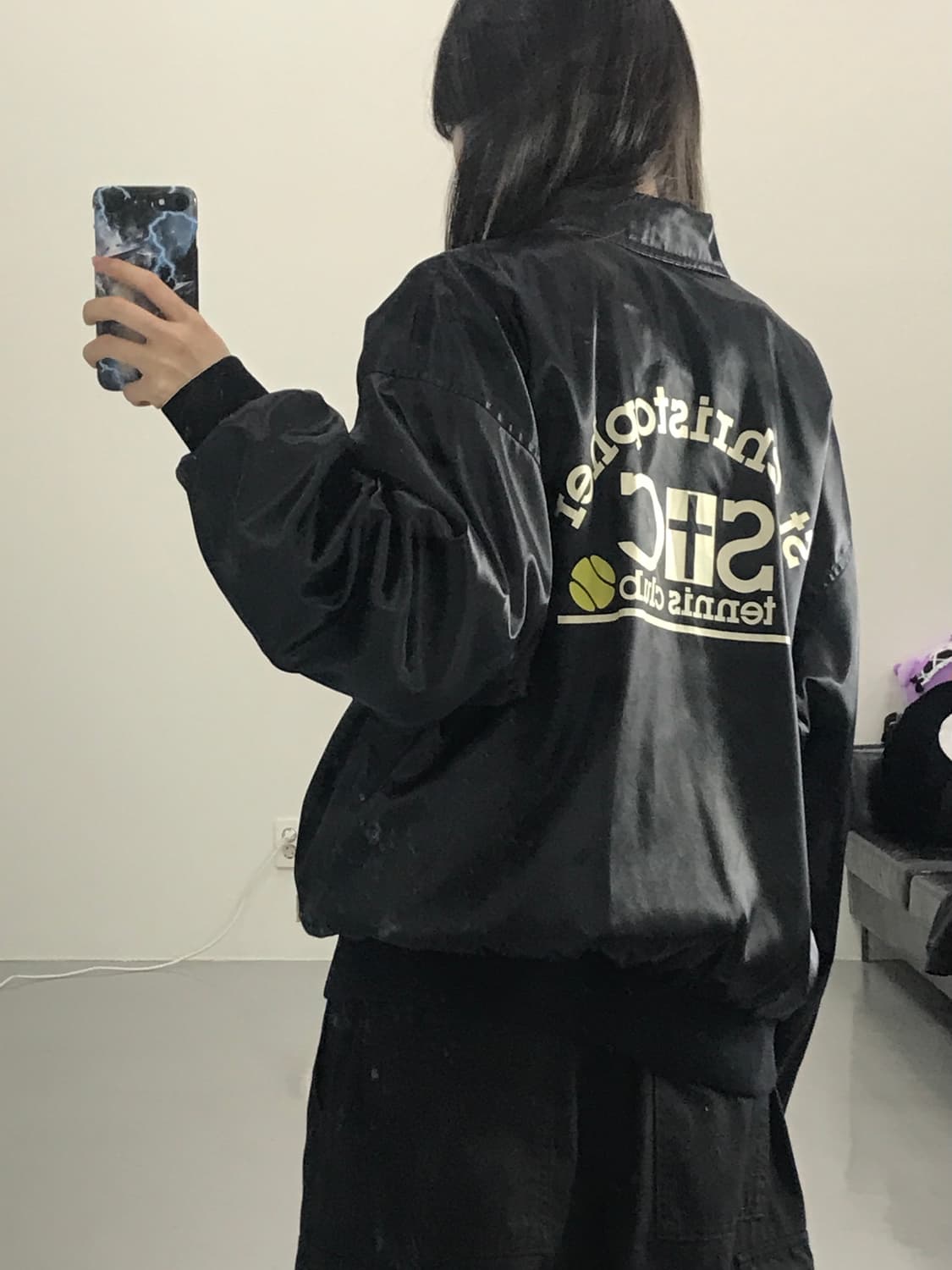 90s ST. CHRISTOPHER Tennis Club Jacket  상품이미지4
