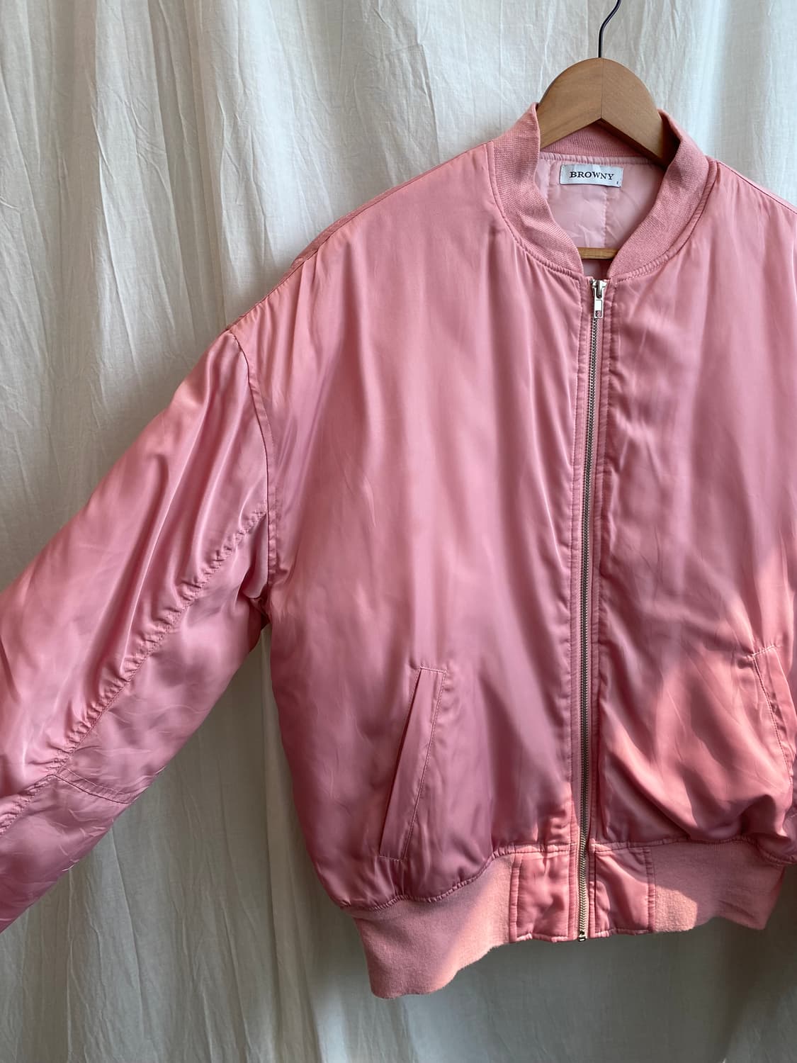 BROWNY 핑크 MA--1 자켓(F) 상품이미지7