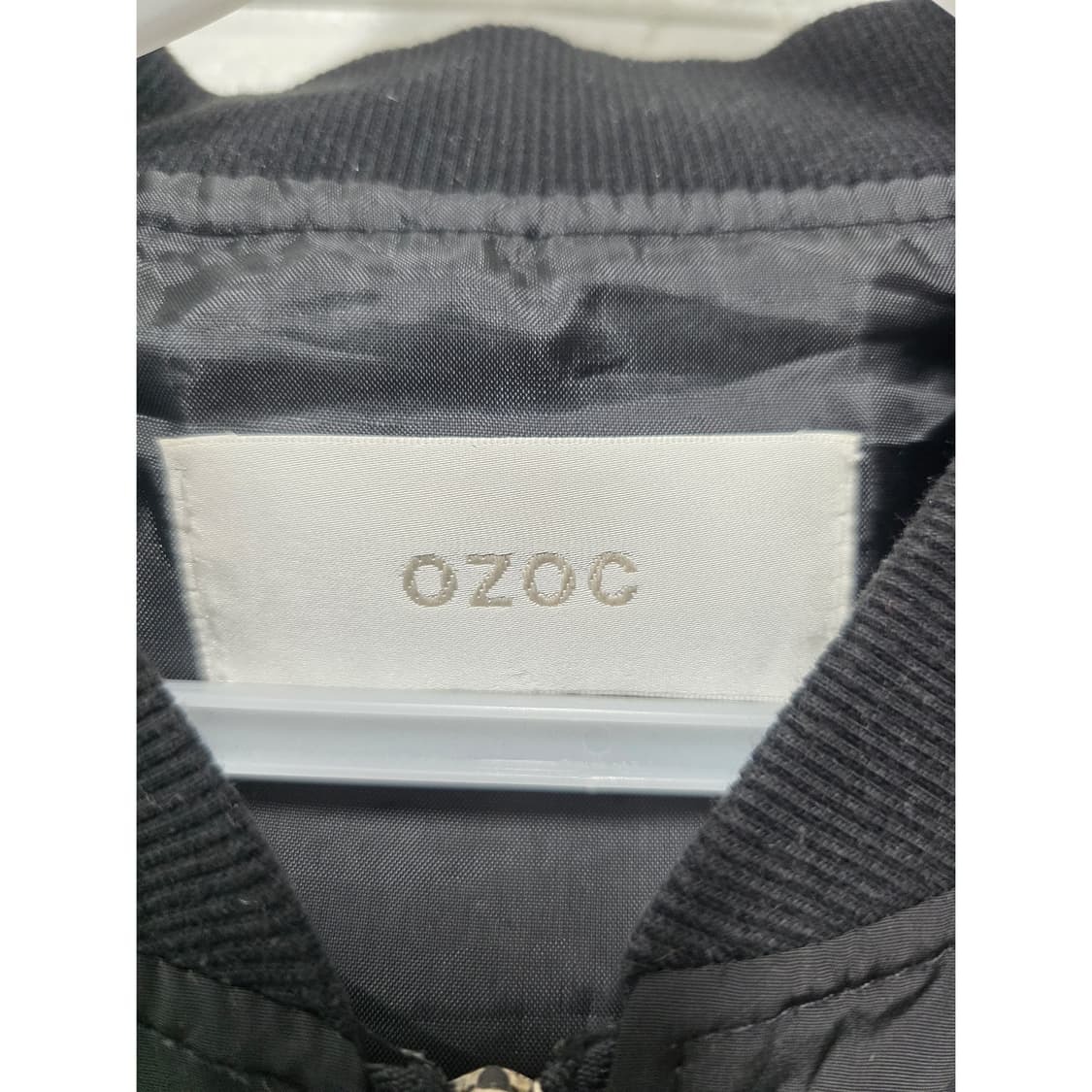 오조크 OZOC 블랙 봄버 자켓 Free 상품이미지2