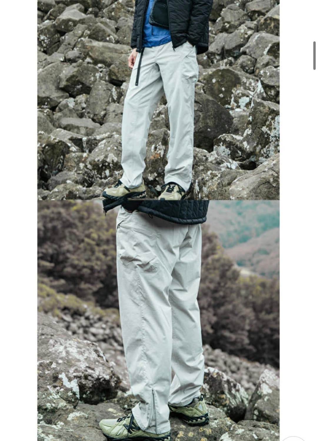 케일 NC 스트레치 카고 팬츠 크림L 상품이미지2