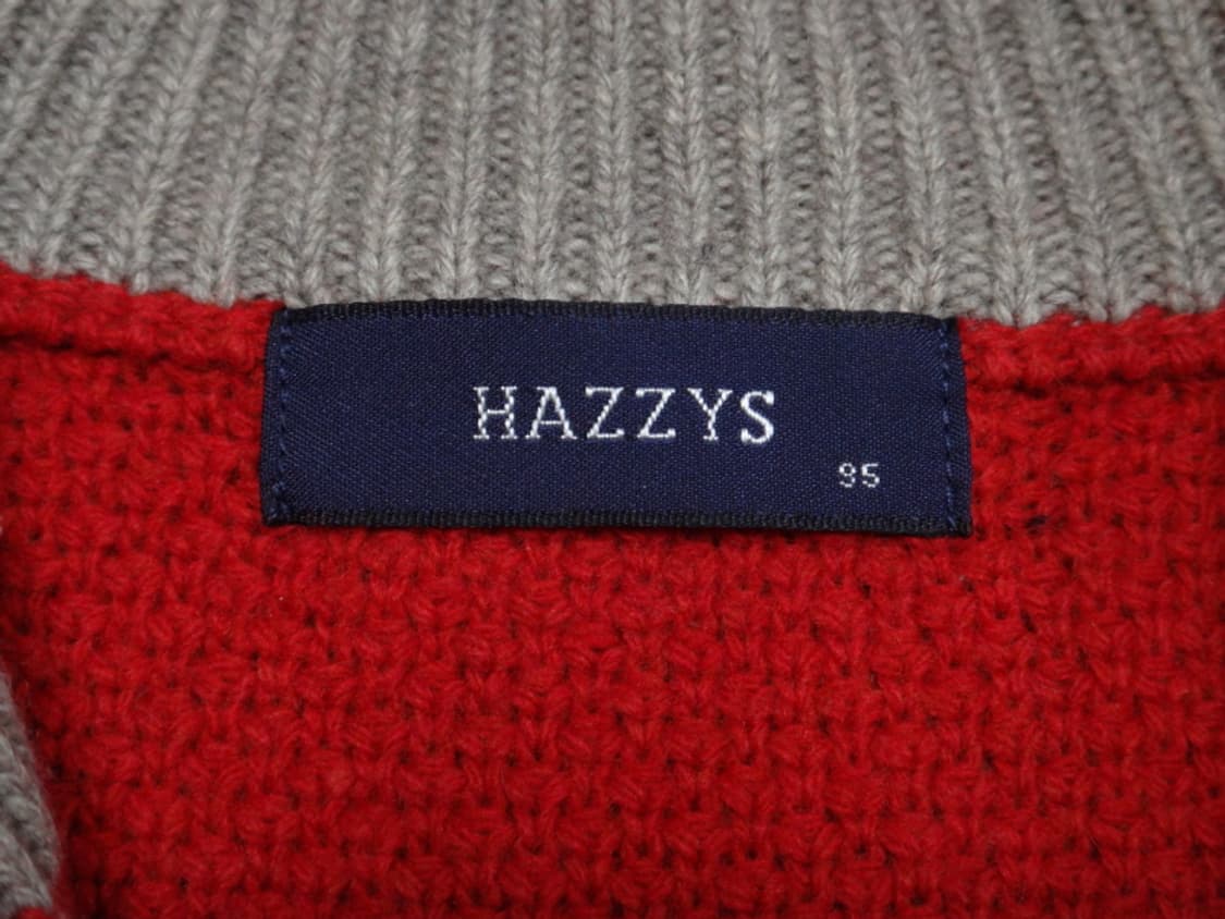 (95) 헤지스 톤온톤 컬러트위드 반집업 하이넥 니트 상품이미지9