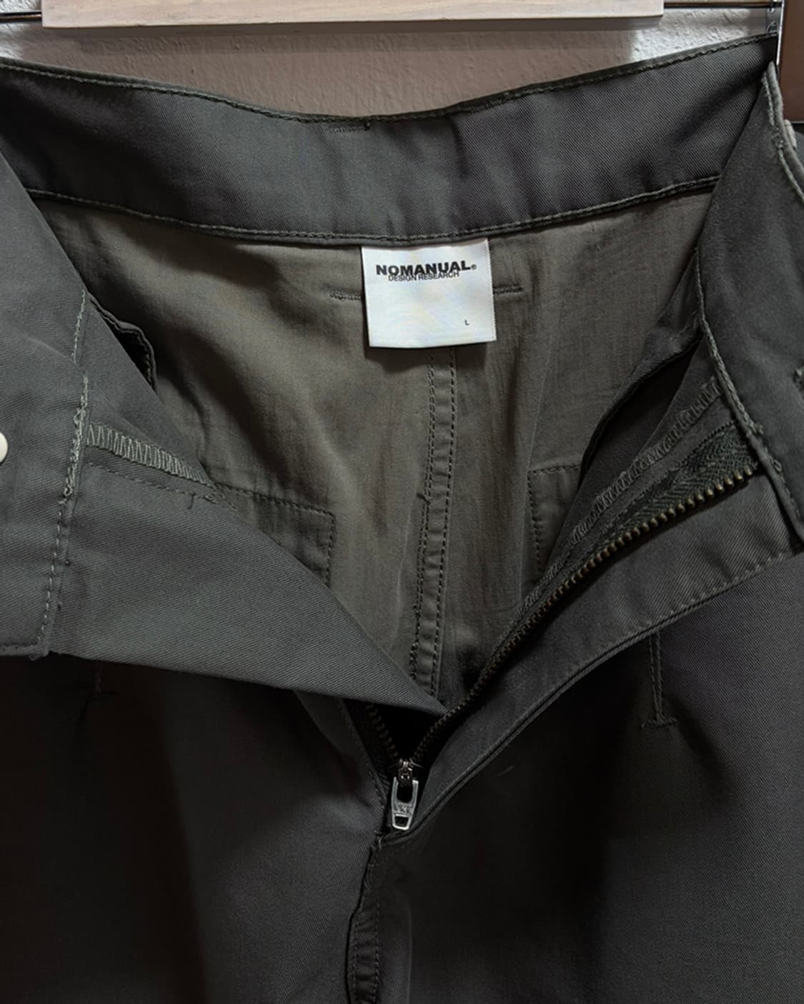 노매뉴얼 NOMANUAL side zipper pants 상품이미지5