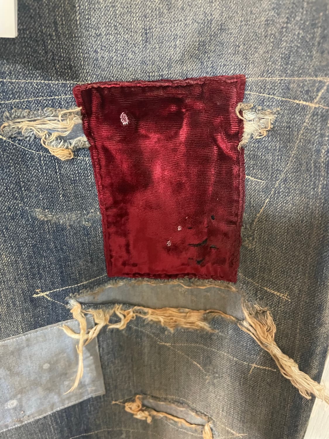 [새상품] 안셀름 넘버나인 오마주 스트레이트 데님 1 상품이미지6