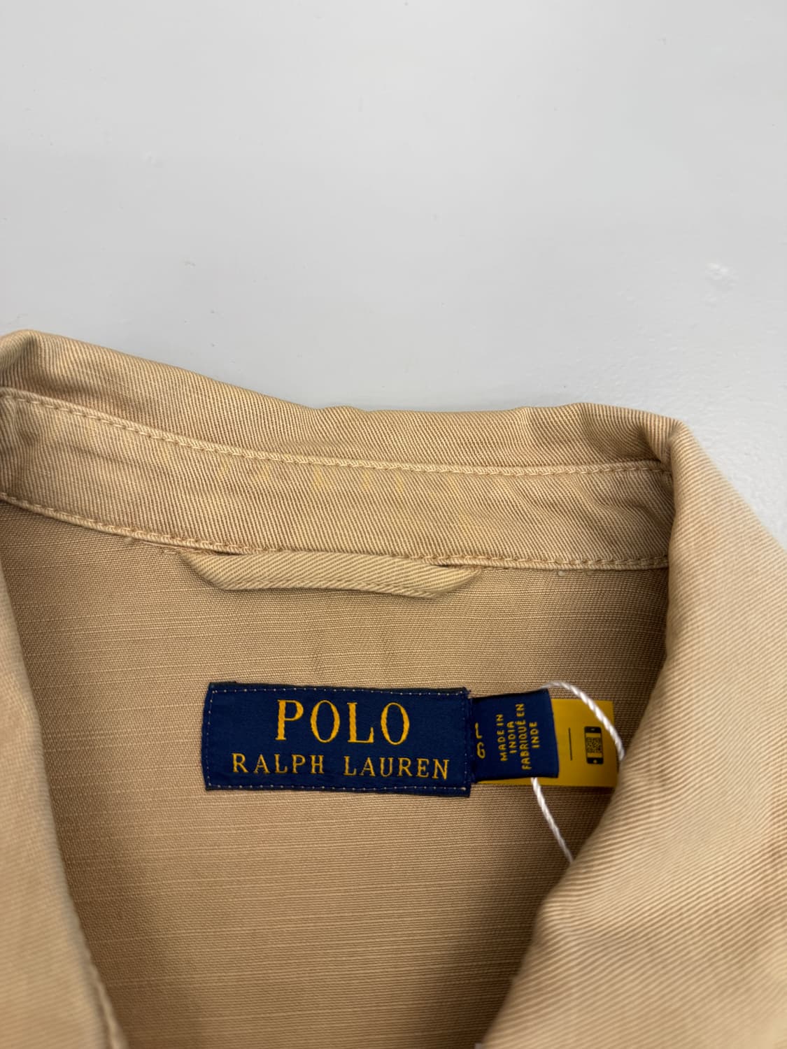 폴로 랄프로렌 루즈핏 신형 QR라벨 코튼 트윙 치노 블루종 자켓 상품이미지6