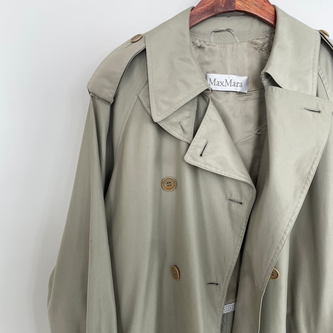 막스마라 더블 트렌치 코트 상품이미지4