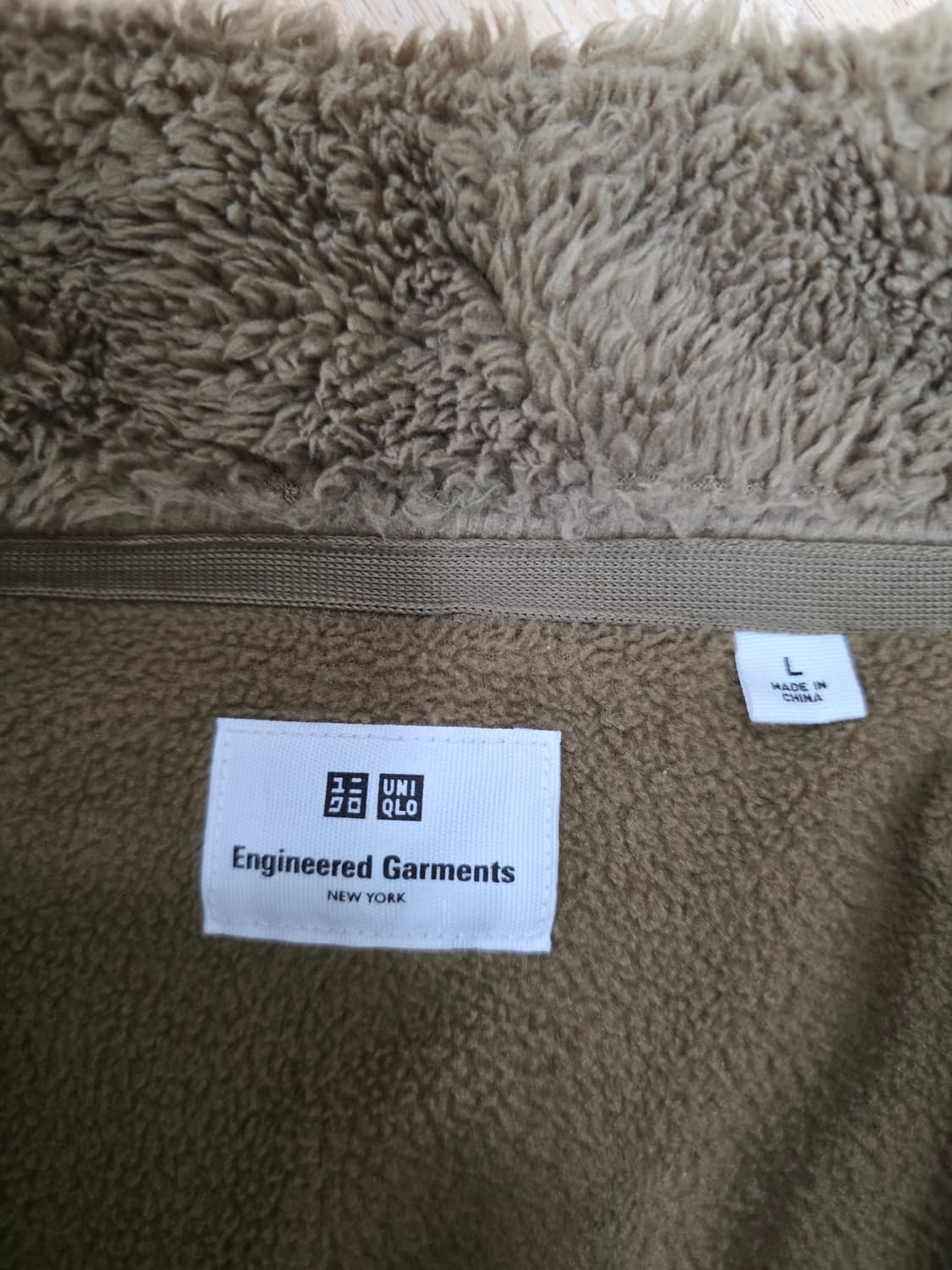 유니클로 x 엔지니어드 가먼츠 콤비네이션 플리스 자켓 L 상품이미지4