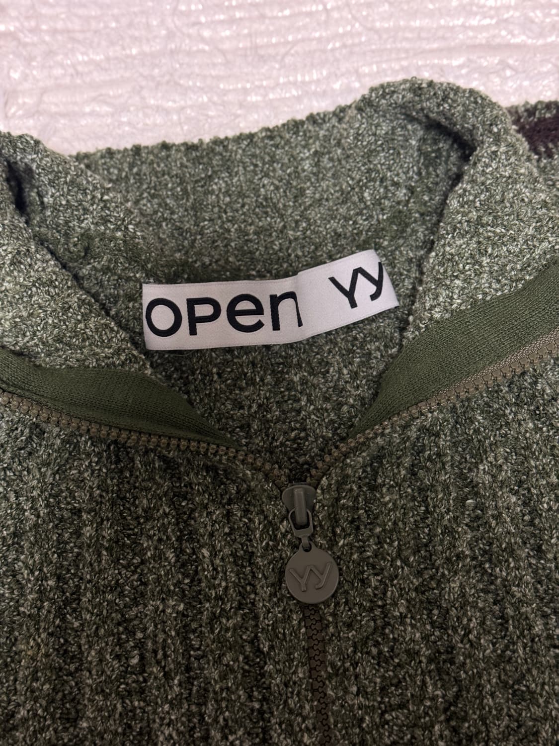 오픈와이와이 하프집업 니트 open yy 상품이미지3