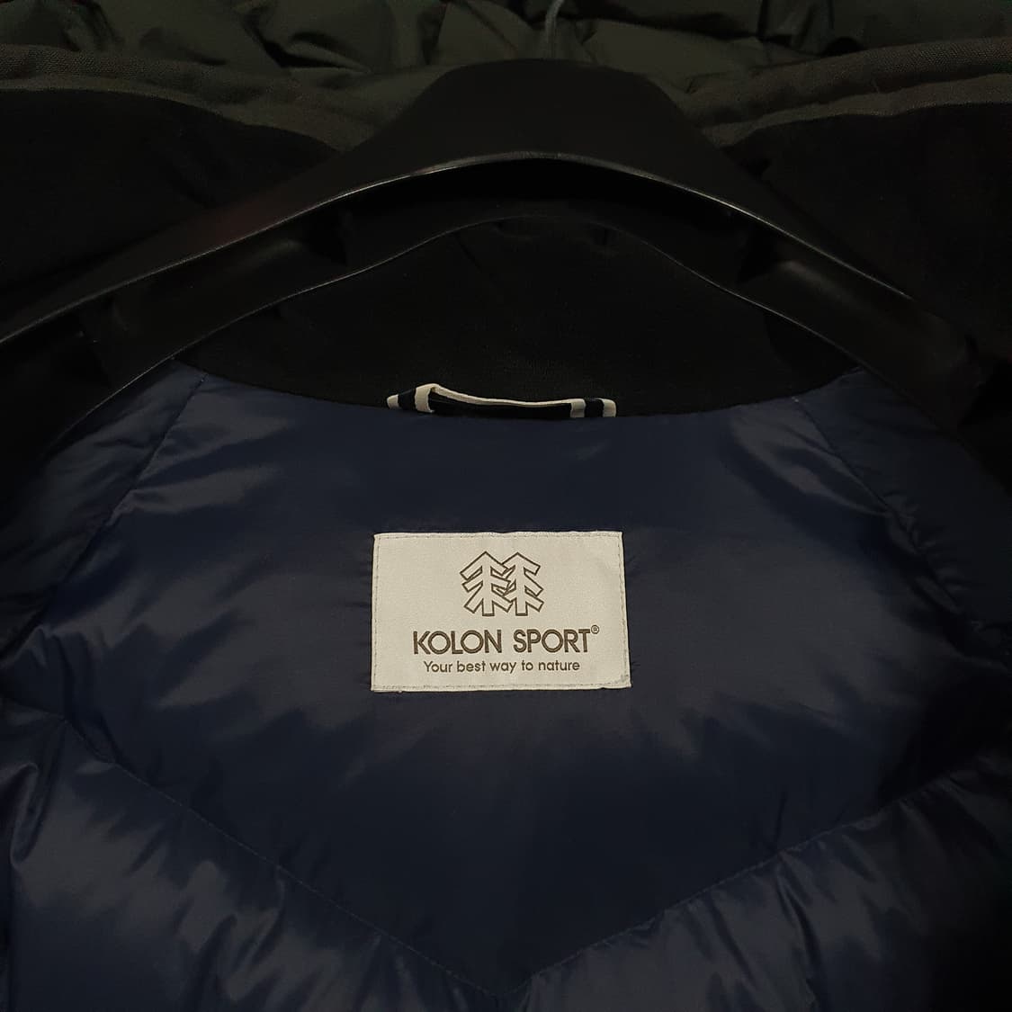 코오롱스포츠 신형 20FW 아웃포켓 구스다운 파카 아웃랜더 패딩 카키 L 상품이미지6